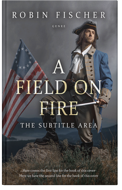 Front view of Premade Historical Book Cover - Ship Gray