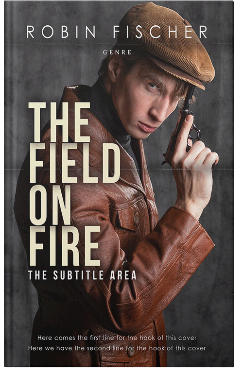 Front view of Cocoa Brown #28189 - Premade Historical Book Cover