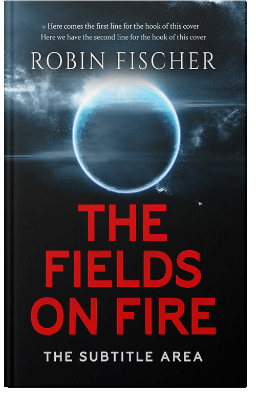 Front view of Premade Science Fiction Book Cover - Chestnut Rose