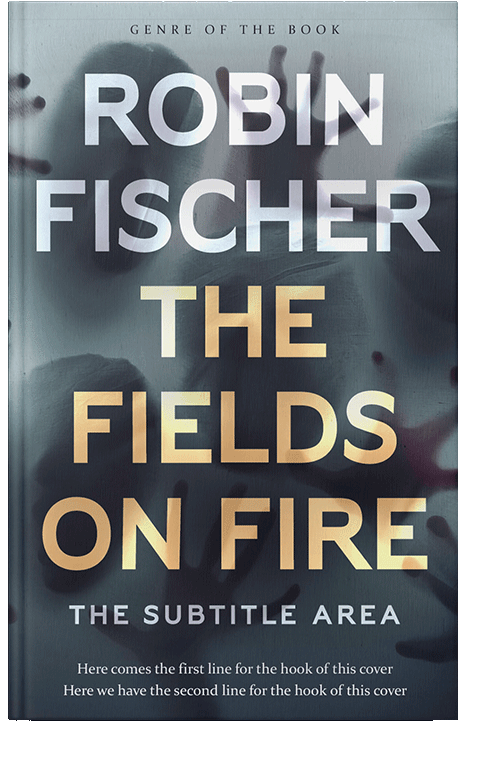 Front view of Bright Gray #28199 - Premade Mystery & Thriller & Suspense Book Cover