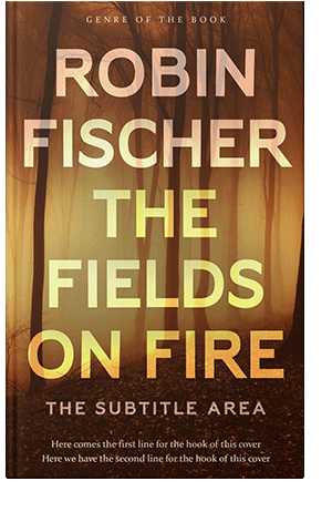 Pre Made Book Cover Flax