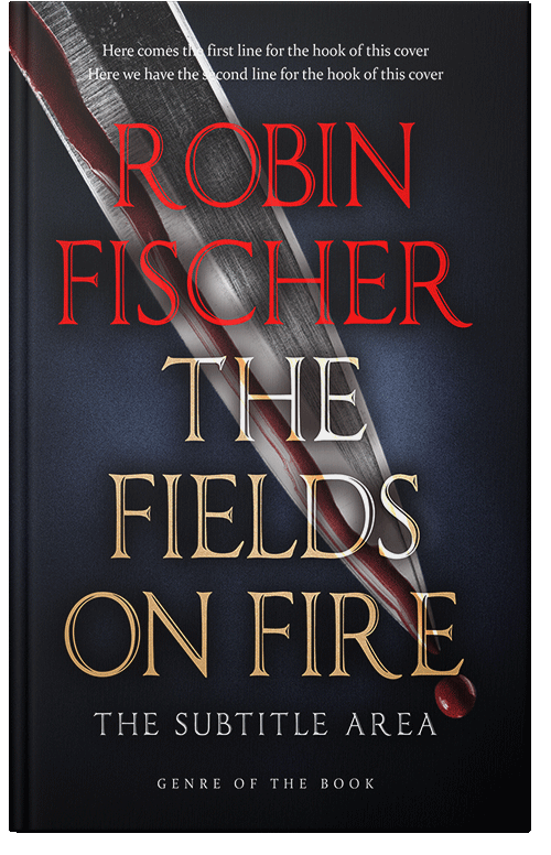 Front view of Cinder #28203 - Premade Mystery & Thriller & Suspense Book Cover