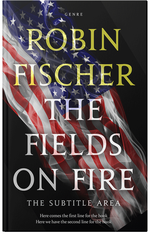 Front view of Premade Mystery & Thriller & Suspense Book Cover - Indian Khaki