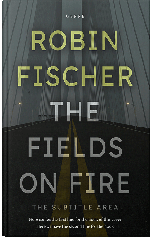 Front view of Premade Mystery & Thriller & Suspense Book Cover - Heavy Metal