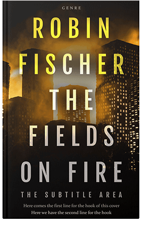 Pre Made Book Cover Cannon Black