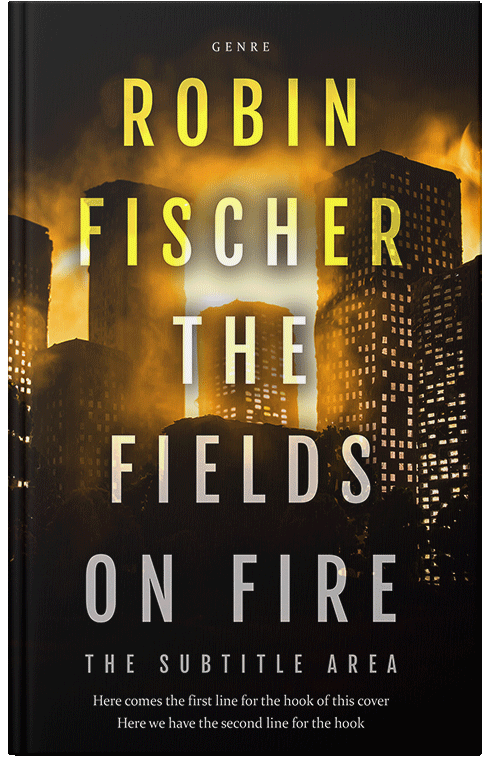 Front view of Cannon Black #28210 - Premade Mystery & Thriller & Suspense Book Cover