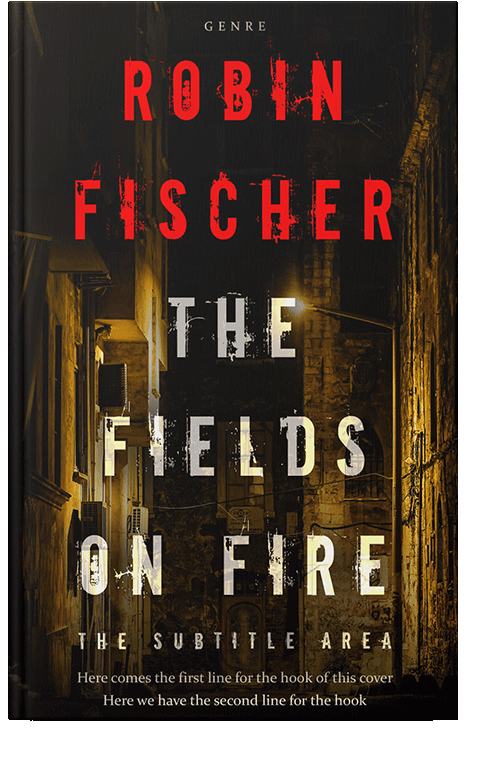 Front view of Raw Sienna #28211 - Premade Horror Book Cover