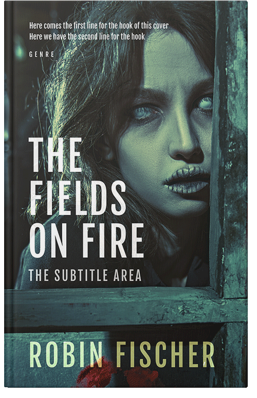 Front view of Outer Space #28218 - Premade Horror Book Cover