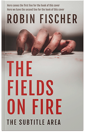 Pre Made Book Cover Swirl