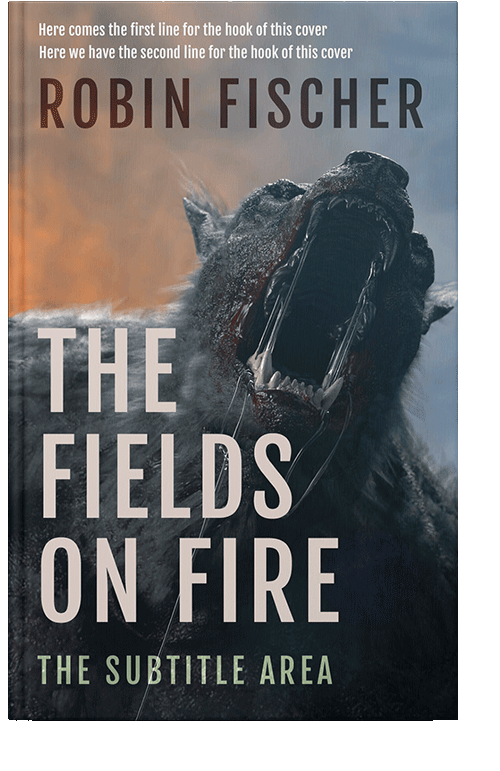 Front view of Rodeo Dust #28221 - Premade Horror Book Cover