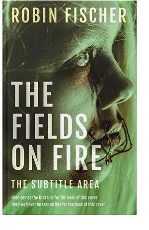 Pre Made Book Cover Black Olive