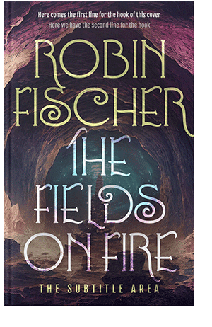 Pre Made Book Cover Blackcurrant