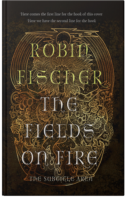 Front view of Premade Fantasy Book Cover - Crowshead