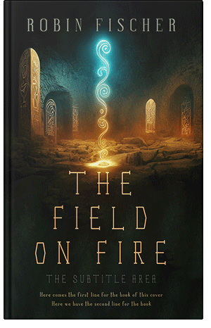 Pre Made Book Cover Log Cabin