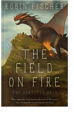 Pre Made Book Cover Metallic Bronze