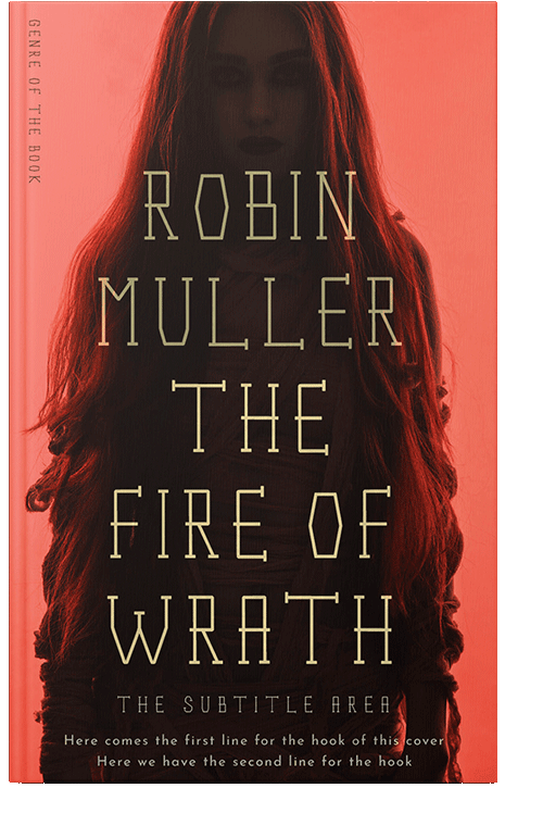 Front view of Burnt Sienna #28260 - Premade Horror Book Cover