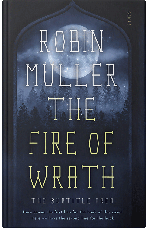 Front view of Ebony Clay #28262 - Premade Mystery & Thriller & Suspense Book Cover