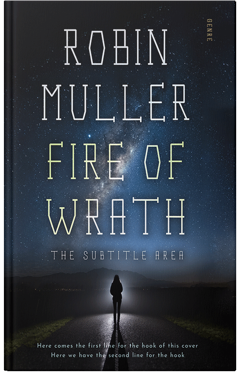 Front view of Premade Mystery & Thriller & Suspense Book Cover - Mirage