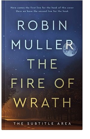 Pre Made Book Cover Ebony Clay