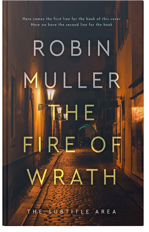 Front view of Premade Mystery & Thriller & Suspense Book Cover - Thunder