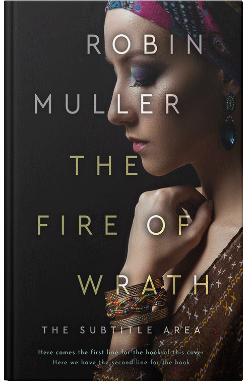 Front view of Zeus #28279 - Premade Romance Book Cover