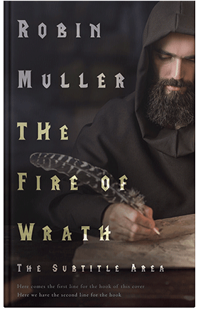 Pre Made Book Cover Cocoa Brown