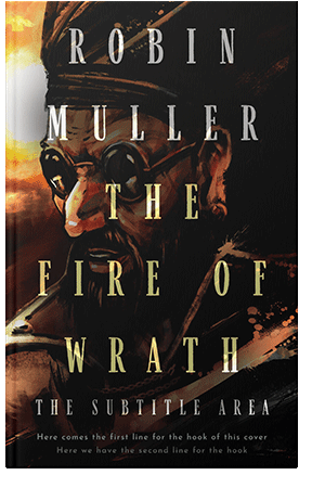 Pre Made Book Cover Antique Brass