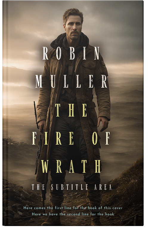 Front view of Oil #28291 - Premade Apocalyptica Book Cover