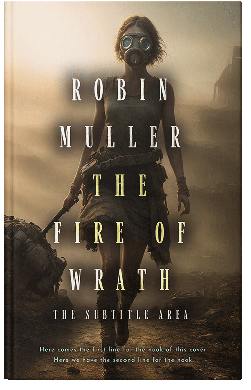 Front view of Bistre #28292 - Premade Apocalyptica Book Cover