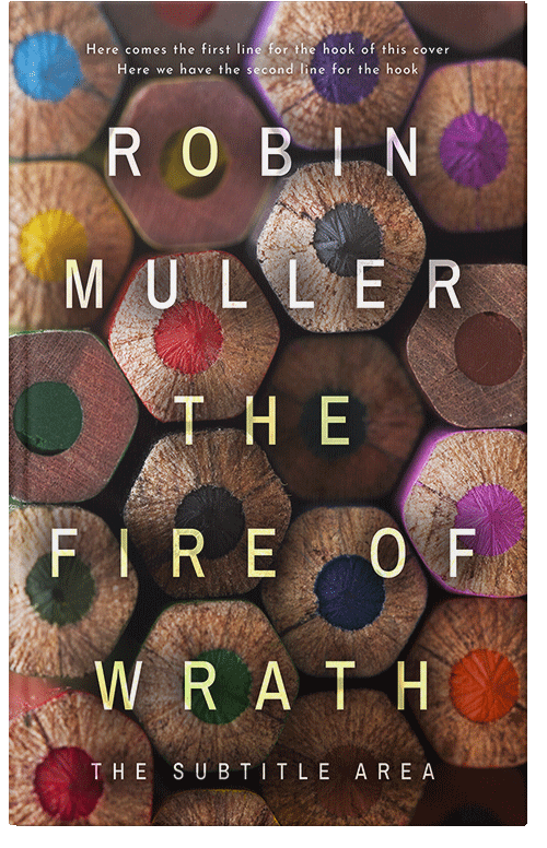 Front view of Premade Education Book Cover - Quincy