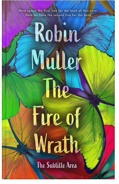 Front view of Old Gold #28299 - Premade Poetry Book Cover