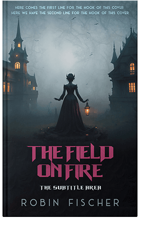 Pre Made Book Cover Amethyst Smoke