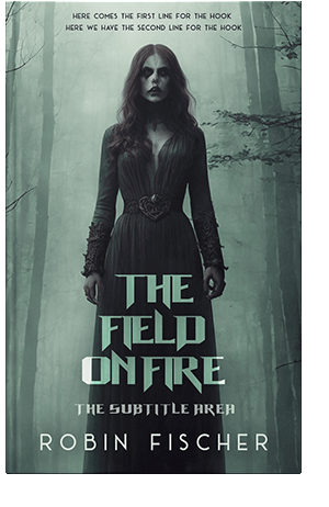 Pre Made Book Cover Viridian Green