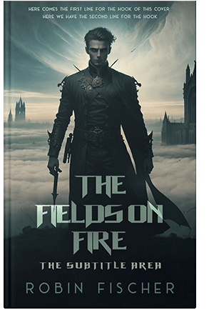 Pre Made Book Cover Ash