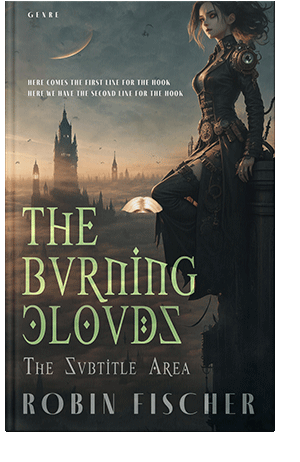 Pre Made Book Cover Outer Space