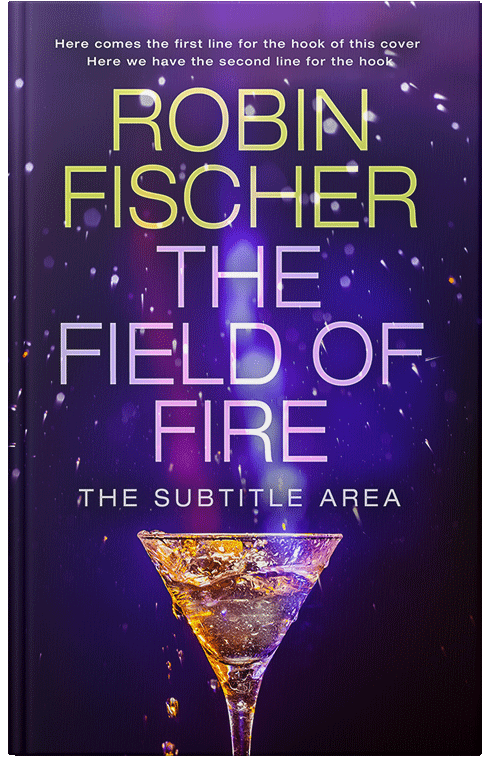 Front view of Violet #28335 - Premade Cookbooks & Food & Wine Book Cover