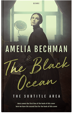 Pre Made Book Cover Beryl Green