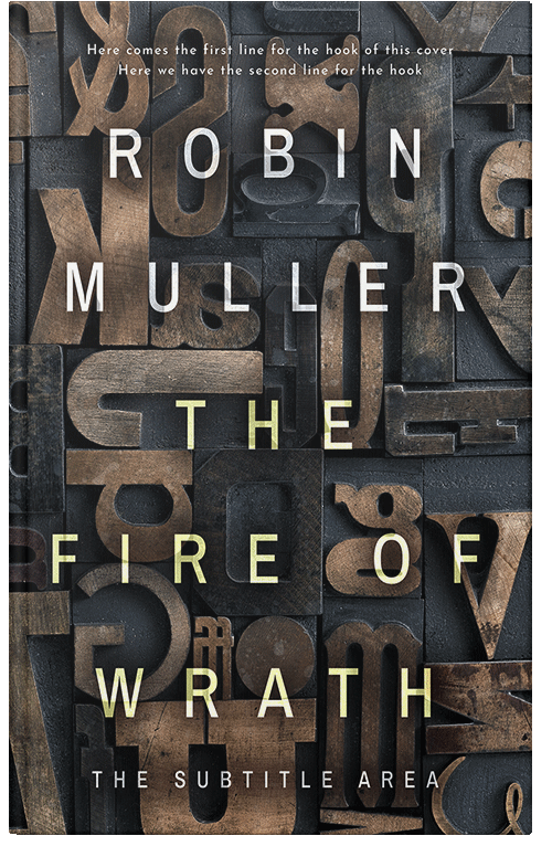 Front view of Mine Shaft #28339 - Premade Abstract Book Cover