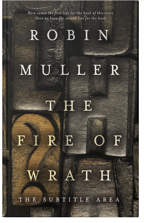 Front view of Zeus #28342 - Premade Abstract Book Cover