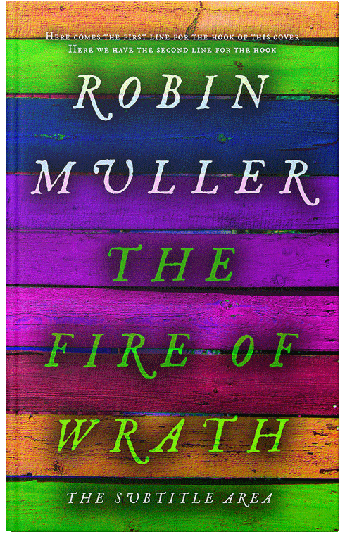 Front view of Revolver #28344 - Premade Abstract Book Cover