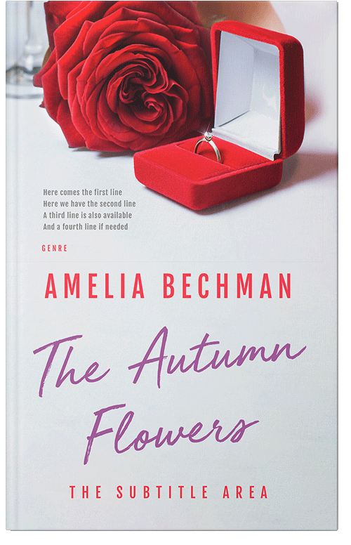 Front view of Athens Gray #28346 - Premade Romance Book Cover