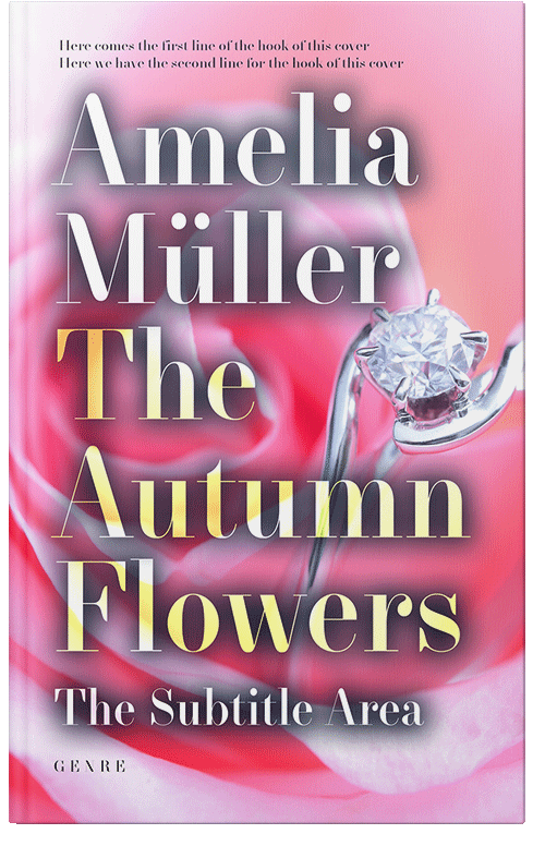 Front view of Viola #28349 - Premade Romance Book Cover