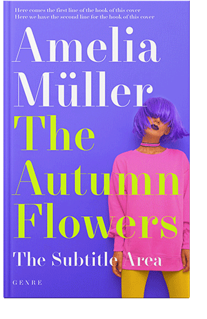 Pre Made Book Cover Cornflower Blue