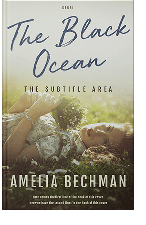 Pre Made Book Cover Moon Mist