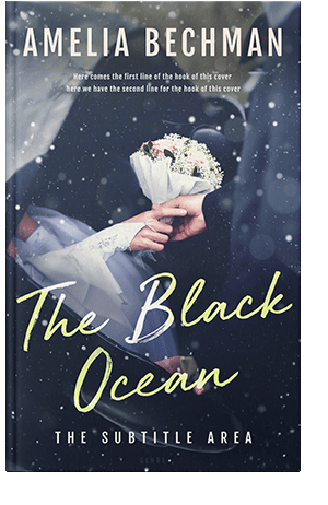 Pre Made Book Cover Ebony Clay