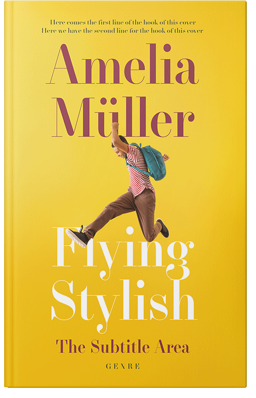 Front view of Premade Teen & Young Adult Book Cover - Sunglow