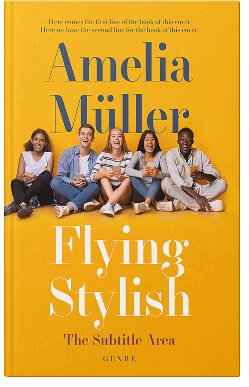 Front view of Yellow Sea #28366 - Premade Teen & Young Adult Book Cover