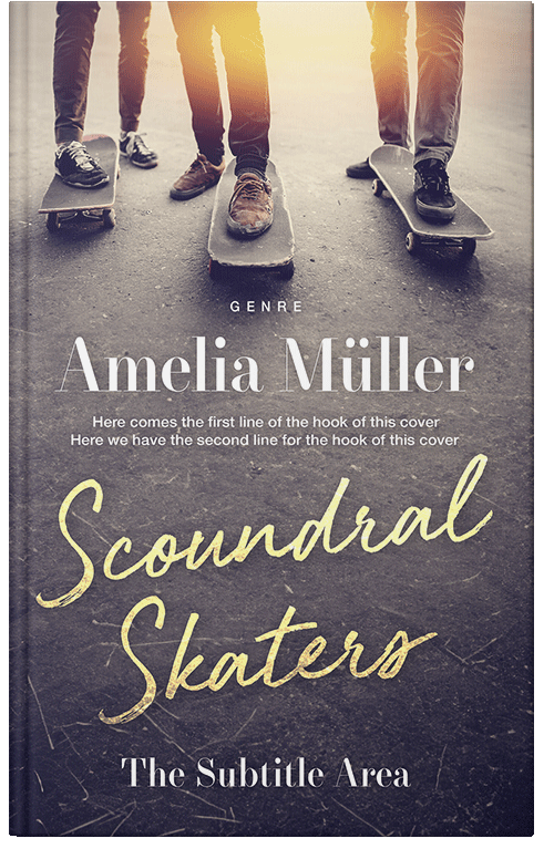 Front view of Premade Teen & Young Adult Book Cover - Old Lavender