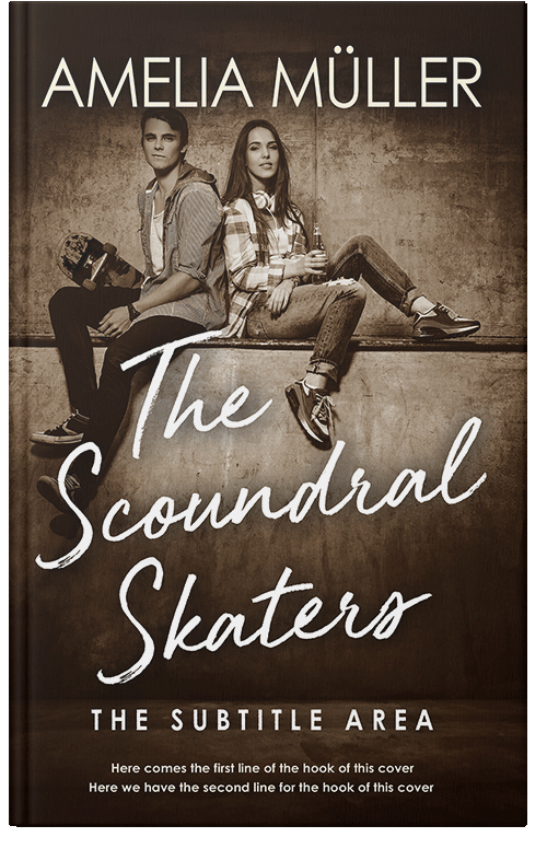 Front view of Coffee Bean #28370 - Premade Romance Book Cover