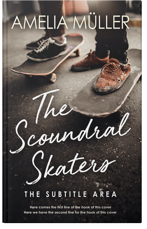 Front view of Cocoa Brown #28372 - Premade Teen & Young Adult Book Cover